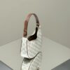 Replica Celine Triomphe Moon Bag White - designer handbag clone