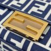 Replica Fendi Baguette Small Cotton Blue