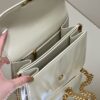 Replica Celine Teen Triomphe Bag White - affordable luxury replica bag