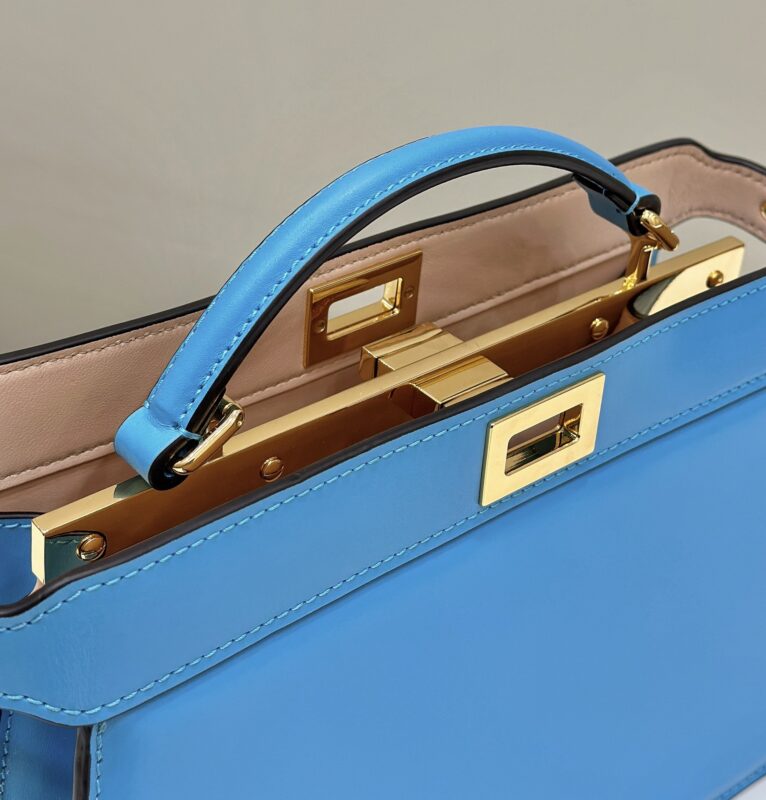Replica Fendi Peekaboo Large Blue - affordable luxury replica bag