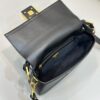 Replica Fendi Baguette Full Leather Black - affordable luxury replica bag