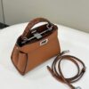 Replica Fendi Peekaboo Small Brown - premium superclone handbag