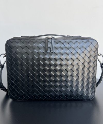 Replica Bottega Veneta Briefcase Black - designer handbag clone