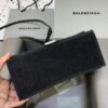Replica Balenciaga Hourglass Shine Black - affordable luxury replica bag