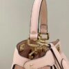 Replica Fendi Peekaboo With Patch Pocket Pink