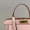 Replica Fendi Peekaboo With Patch Pocket Pink - high-quality designer bag dupe