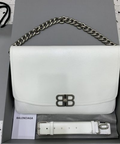 Replica Balenciaga Large Bb White - premium superclone handbag