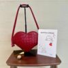 Replica Bottega Veneta Solstice Red Heart - high-quality designer bag dupe