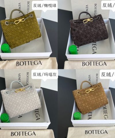 Replica Bottega Veneta Andiamo Suede - elite factory replica handbag