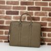 Replica Gucci Briefcase GG Leather Brown - affordable luxury replica bag