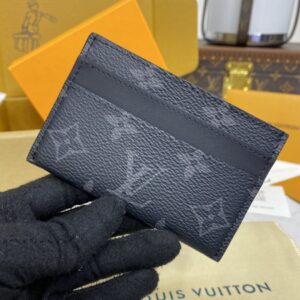 Louis Vuitton Card Holder Black - 1:1 premium replica handbag