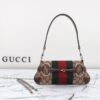 Replica Gucci Horsebit Chain Shoulder Bag Brown - affordable luxury replica bag