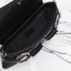 Replica Gucci Horsebit Chain Shoulder Bag Black - premium superclone handbag
