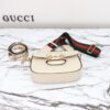 Replica Gucci Horsebit 1955 Double G Mini White