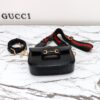 Replica Gucci Horsebit 1955 Double G Mini Black - premium superclone handbag