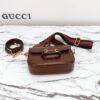 Replica Gucci Horsebit 1955 Double G Mini Brown - affordable luxury replica bag