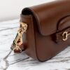 Replica Gucci Horsebit 1955 Double G Mini Brown - 1:1 premium replica handbag