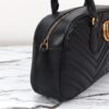 Replica Gucci Marmont Small Top Handle Black