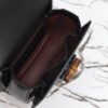 Replica Gucci Bamboo 1947 Patent Black - premium superclone handbag