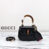 Replica Gucci Bamboo 1947 Patent Black - high-end replica designer purse