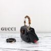 Replica Gucci Bamboo 1947 Patent Black - high-end replica designer purse
