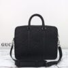 Replica Gucci Briefcase GG Leather Black