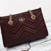 Replica Gucci GG Marmont Tote Bordeaux - high-quality designer bag dupe