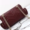 Replica Gucci Marmont 2.0 GG Shoulder Bag Bordeaux