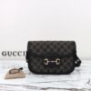 Replica Gucci G 1955 Horsebit Black Denim