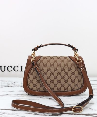 Replica Gucci Blondie Top Handle Brown - affordable luxury replica bag