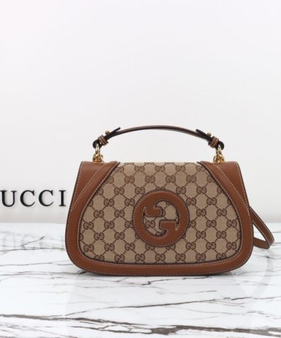 Replica Gucci Blondie Top Handle Brown - 1:1 premium replica handbag