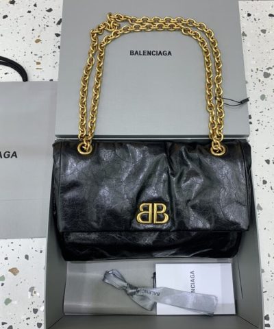Replica Balenciaga Monaco Black - premium superclone handbag