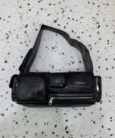 Replica Balenciaga Superbusy Small Black - 1:1 premium replica handbag