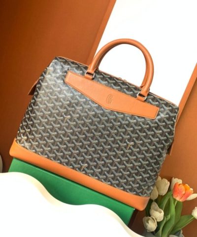 Replica Goyard Cisalpin Document Case Brown