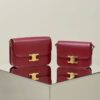 Replica Celine Triomphe Mini Bordeaux