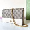 Replica Gucci GG Marmont Chain Bag White - high-quality designer bag dupe