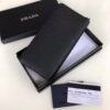 Replica Prada Saffiano Long Wallet Black Silver - elite factory replica handbag