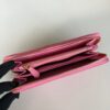 Replica Prada Saffiano Long Zipper Wallet Pink