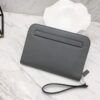 Replica Prada Saffiano New Pouch Grey