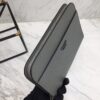 Replica Prada Saffiano New Pouch Grey