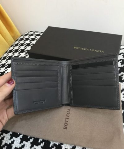 Replica Bottega Veneta Intrecciato Bi – Fold Wallet - 1:1 premium replica handbag