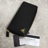 Replica Prada Saffiano Long Wallet Black - elite factory replica handbag