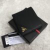 Replica Prada Bifold Wallet Black - high-end replica designer purse