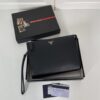 Replica Prada Saffiano Pouch - top-grade luxury bag dupe