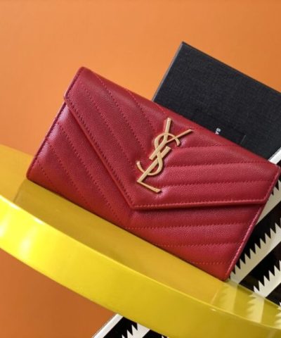 Yves Saint Laurent Large Flap Wallet