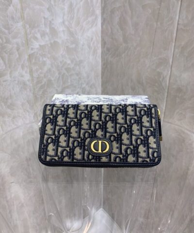 Dior Long Zipper Wallet - 1:1 premium replica handbag
