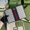 Replica Gucci Ophidia Web Clutch Blue