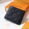 Louis Vuitton Slender Wallet Full Black - elite factory replica handbag
