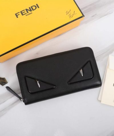 Replica Fendi Black Eyes Wallet