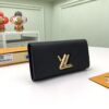 Louis Vuitton Twist Wallet Black - high-end replica designer purse